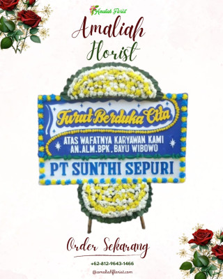 Papan Bunga Duka di Stadion